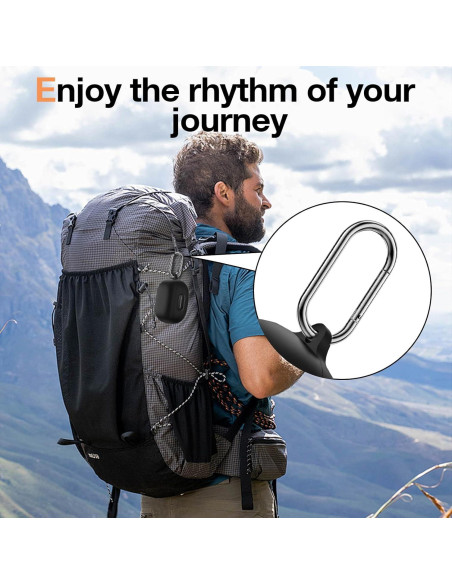 Funda de Silicona LDSXAY para Anker Soundcore Sport X20 - Negro