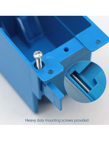 Caja de Trabajo Antiguo XGGYA 1 Gang PVC 11x6x6.7cm