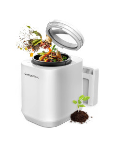 Compostador Eléctrico CompoNova Gaia 4L Sin Olores Blanco