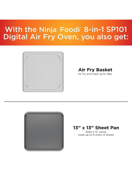 Horno de Mostrador Ninja SP101 Digital 8-en-1 1800W XL