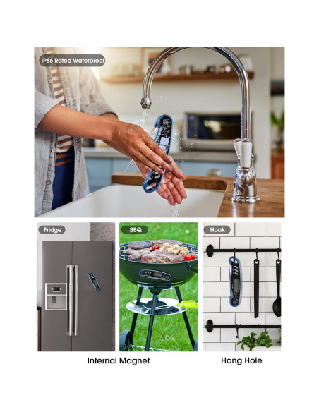 Termómetro Digital de Carne Searon SR-FT002 Resistente al Agua Termómetro Digital de Carne Searon SR-FT002 Resistente al Agua