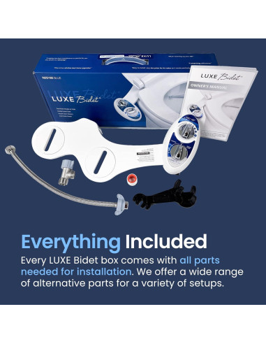 Bidet LUXE NEO 185 - Doble Boquilla, Autolimpiante, Azul