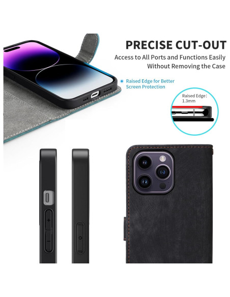 Funda Billetera IUQXU para Xiaomi 11 Lite 5G NE con RFID