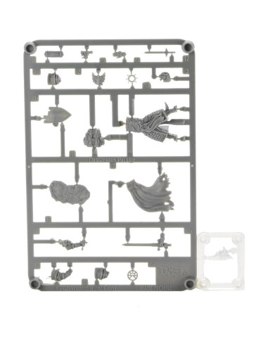 Figurita D&D Paladín Dragonborn Masculino Sin Pintar