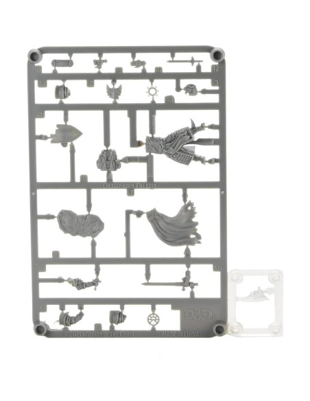 Figurita D&D Paladín Dragonborn Masculino Sin Pintar Figurita D&D Paladín Dragonborn Masculino Sin Pintar