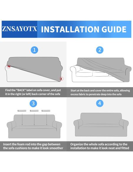 Funda de Silla ZNSAYOTX Jacquard Verde Militar 1 Pieza