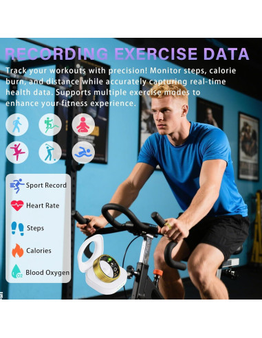 Anillo Inteligente Anarow R10M - Monitoreo Salud y Fitness 5ATM