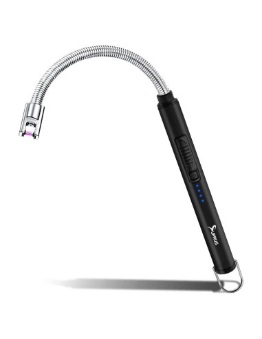 Encendedor Eléctrico SUPRUS Recargable USB 10.4 cm Negro