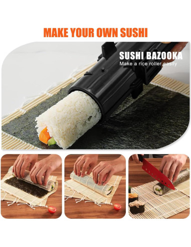 Kit de Hacer Sushi 28 en 1 SmileTools - Herramientas de Bambú