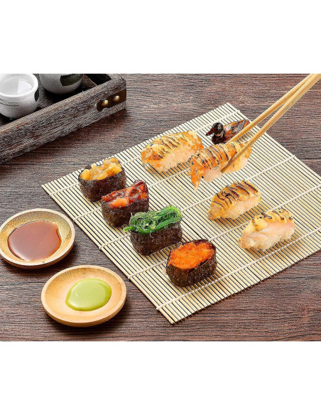 Kit de Hacer Sushi 28 en 1 SmileTools - Herramientas de Bambú