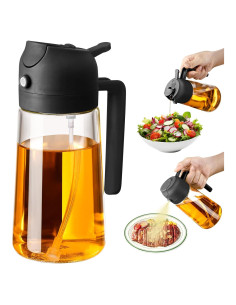 Rociador de Aceite de Oliva 470ml SWEET VIEW 2 en 1 Vidrio