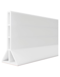 Dique de Agua Colapsable YISUIPU 109.22 cm para Ducha