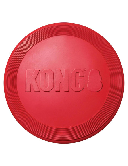 KONG Flyer - Disco Volador para Perros Pequeños de Caucho