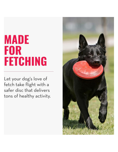 KONG Flyer - Disco Volador para Perros Pequeños de Caucho