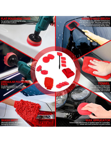 Kit de Detalle de Coche 22 Piezas MIANYINGR AUTO01