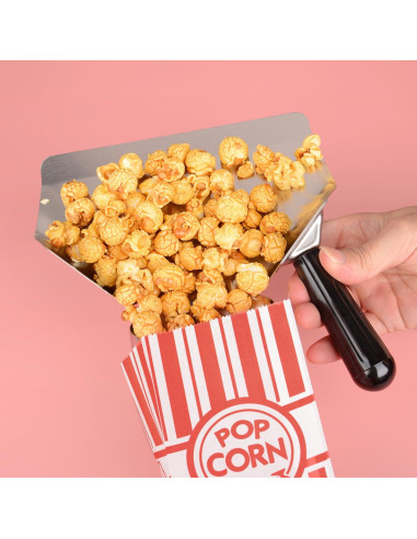 100 Bolsas de Papel para Palomitas Sudaya 9x5.7x21cm Vintage