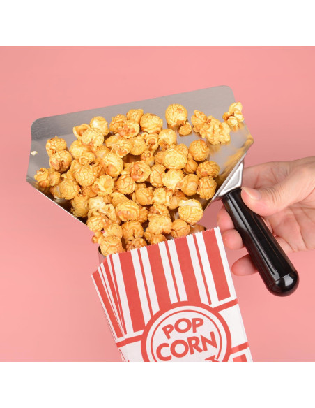 100 Bolsas de Papel para Palomitas Sudaya 9x5.7x21cm Vintage