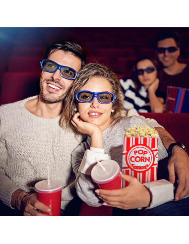 100 Bolsas de Papel para Palomitas Sudaya 9x5.7x21cm Vintage