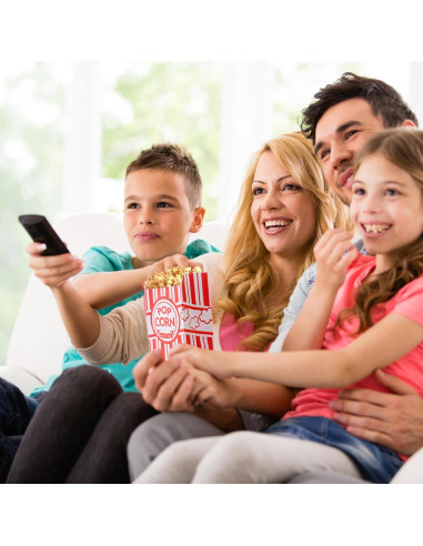 100 Bolsas de Papel para Palomitas Sudaya 9x5.7x21cm Vintage