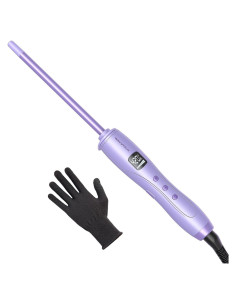 Plancha de Rizar Wavytalk 3/8" Cerámica Ajustable Púrpura