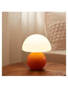 Lámpara de Hongo DAWNWAKE Naranja Regulable 15x15cm