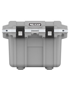 Enfriador Pelican 30QT Cemento/Blanco - 30 Cuartos, Aislamiento Extremo