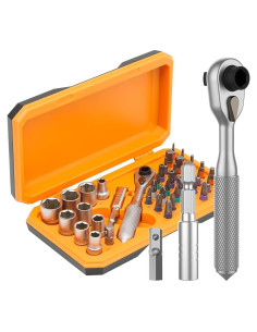 Juego de destornilladores 42 en 1 ANVANNA con mango magnético