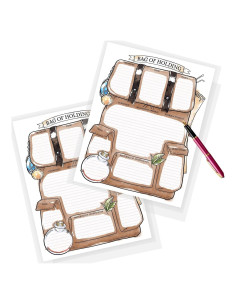 Hojas de Inventario Lashicorn A1 75 Páginas 21,59x27,94cm