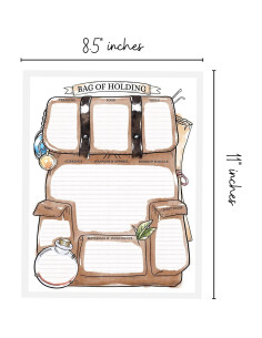 Hojas de Inventario Lashicorn A1 75 Páginas 21,59x27,94cm 2