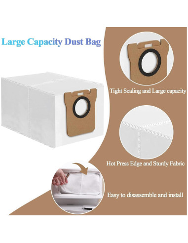 Kit de Accesorios para Aspiradora Robot Dreame L10 Ultra - 22 Piezas