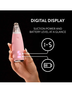 Microderm GLO GEM - Herramienta de Microdermoabrasión Rosa 2