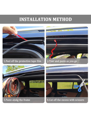 Cinta de Sello de Puerta de Coche Stacool 16m Goma