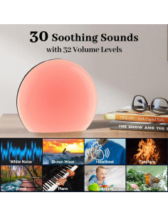 Máquina de Ruido Blanco Meditación MWN-W1 con 30 Sonidos 2