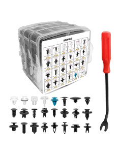 Kit 801 Clips de Retención Automotrices Vrasly 24 Tamaños