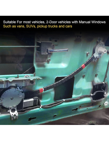 Kit Conversión Ventana Eléctrica Universal JDMSPEED 2 Puertas