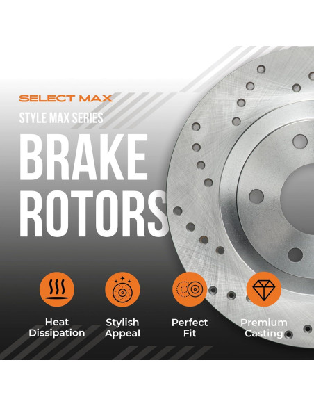 Kit de frenos delantero Max Advanced Brakes Toyota Corolla 2009-2019