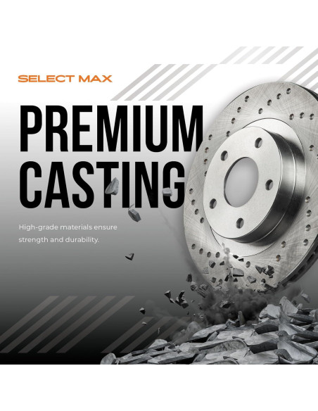 Kit de frenos delantero Max Advanced Brakes Toyota Corolla 2009-2019