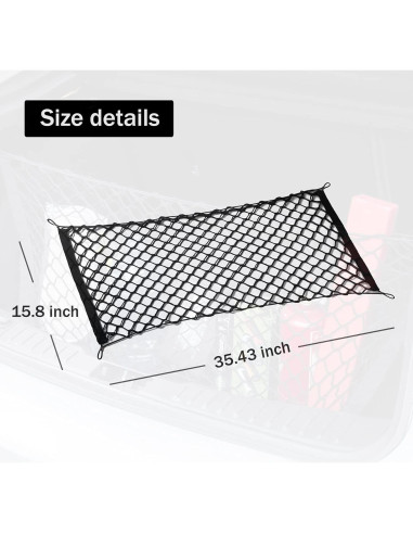 Red de Carga Amiss Estirable para SUV y Camiones 89,9x40,1 cm