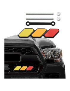 Insignia Decorativa de Rejilla TRD CHRYMUM Amarillo Naranja Rojo