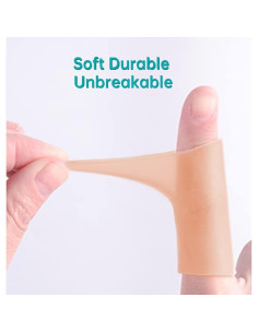 16 Protectores de Dedos de Gel Silicona Zxfuture - Alivio para Callos y Ampollas 2