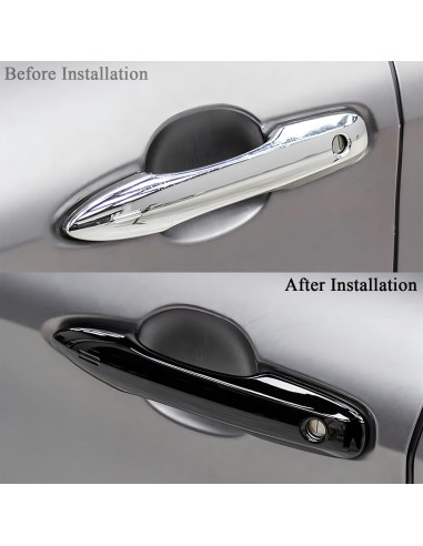 Cubierta de Manija de Puerta Toyota Zacxoxsr ABS Negro