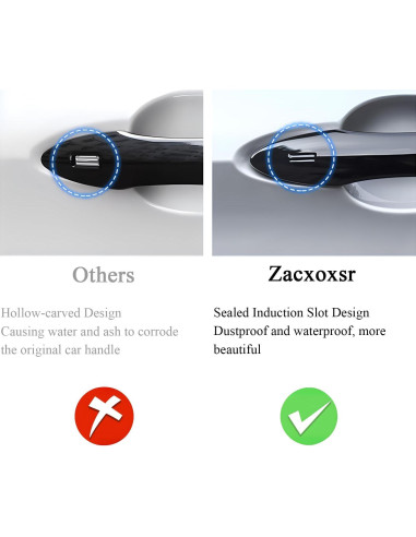 Cubierta de Manija de Puerta Toyota Zacxoxsr ABS Negro