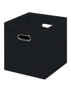 Cajas de Almacenamiento Plegables HEAYEEG 27.94 cm Negro