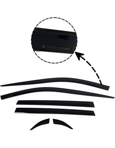 Deflectores de Ventana Ahumados AUTO CLOVER para Toyota RAV4 2019-2025 2