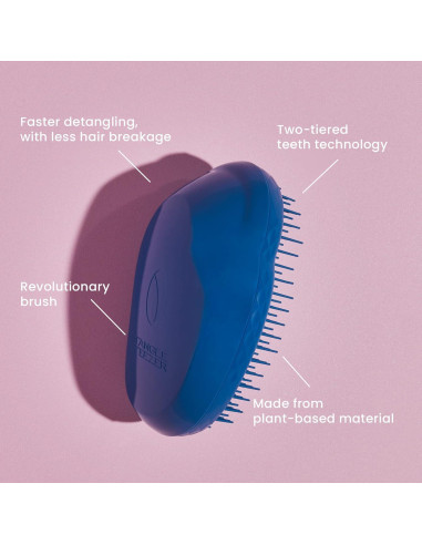 Cepillo Desenredante Tangle Teezer Original Azul Profundo - Ecológico
