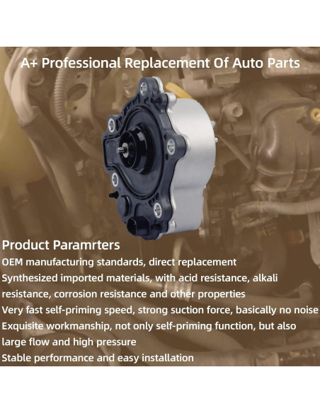 Bomba de Agua Eléctrica Dasbecan 161A0-39015 para Toyota Prius 2010-2017
