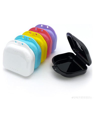 Estuche para Retenedores Hoewina 6 Pcs Colores Variados 8x8.1 cm