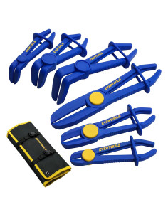 Juego de Pinzas de Abrazadera de Manguera 6 Piezas Evertools