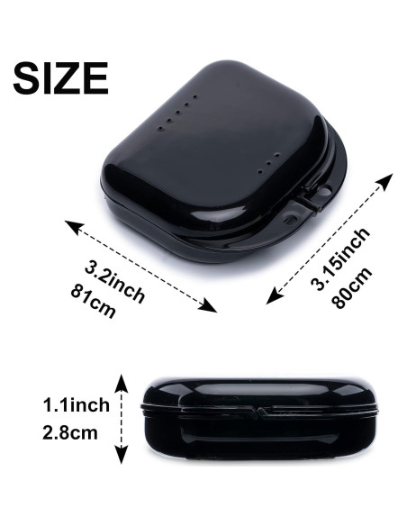 Estuche para Retenedores Hoewina 6 Pcs Colores Variados 8x8.1 cm