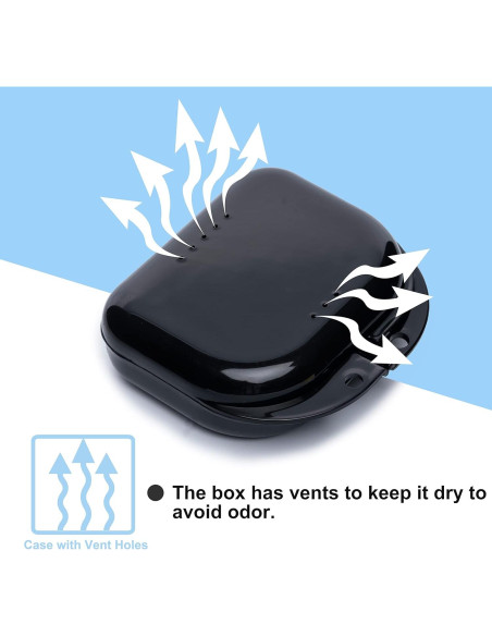 Estuche para Retenedores Hoewina 6 Pcs Colores Variados 8x8.1 cm